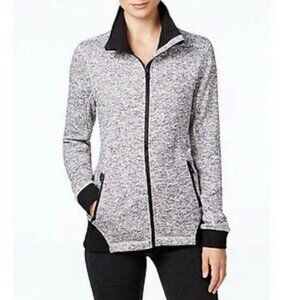 Calvin Klein Performance Women's Fleece Jacket Zipper Front Pockets Size S